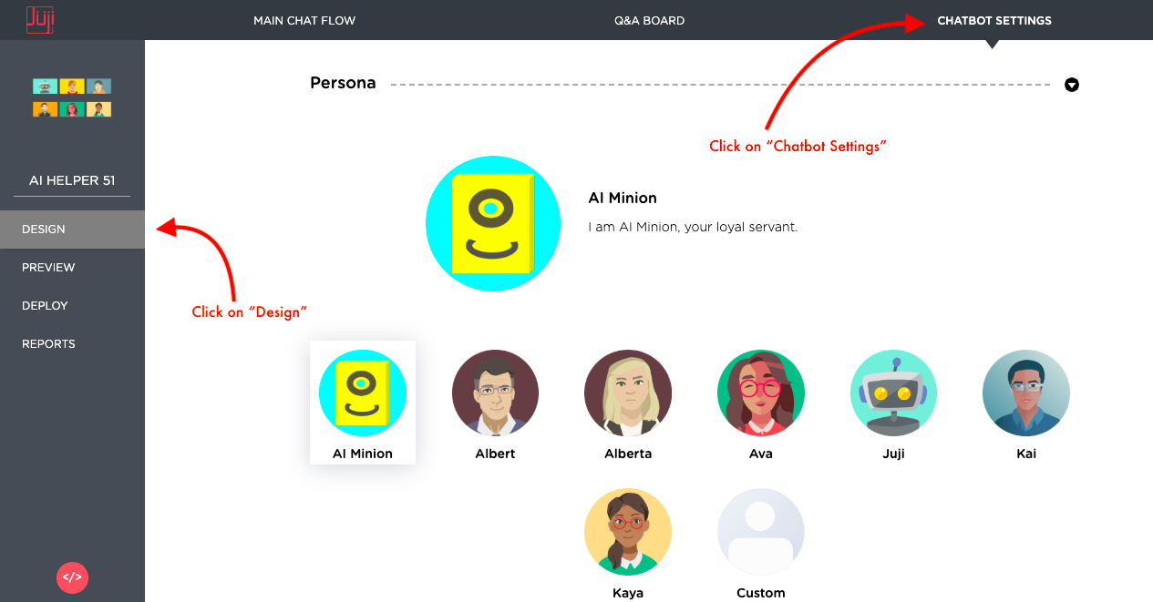 change agent persona