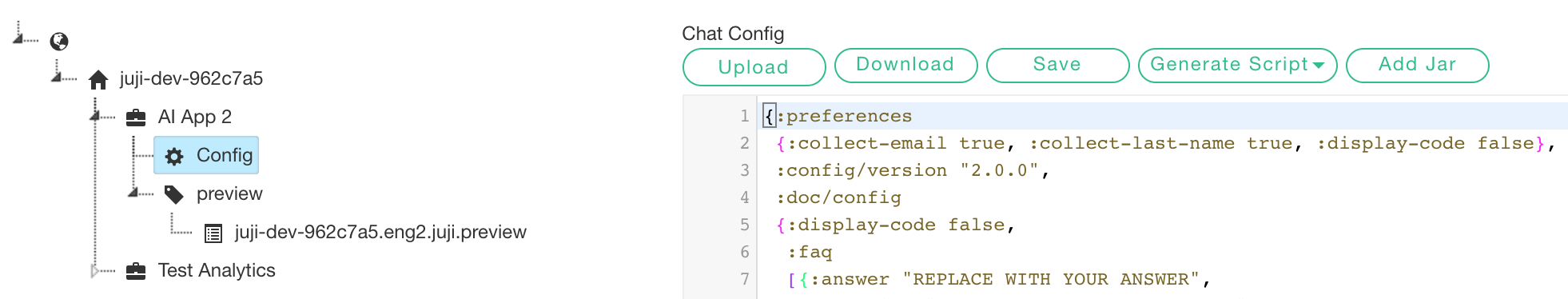 Add JAR button
