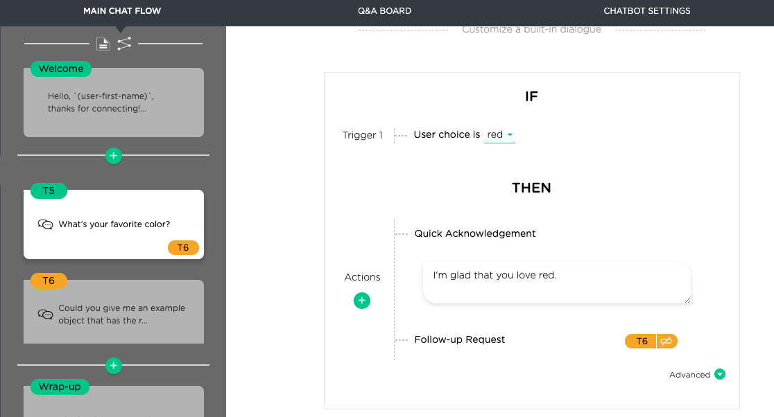 a
follow-up request is created