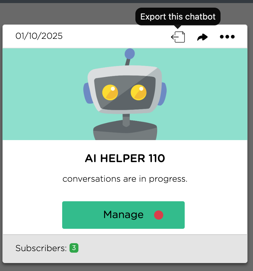 Export an Ascent agent outside the agent